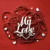 Топпер з дерева "My Love" 7*8 см Топпер з дерева "My Love" 7*8 см