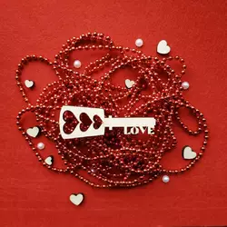 Топпер з дерева "Ключик кохання" 7*2,5 см Топпер з дерева "Ключик кохання" 7*2,5 см