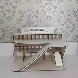 Парковка для машинок з ячейками  "McQueen" Парковка для машинок з ячейками  "McQueen"