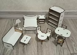 Комплект меблів до будиночка Комплект меблів до будиночка