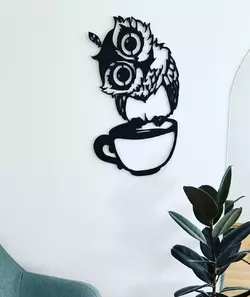 Декоративне панно "Сова на чашці" Декоративне панно "Сова на чашці"