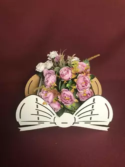 Кошик для квітів "Бантик" Кошик для квітів "Бантик"