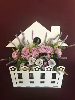 Кошик для квітів "Будиночок" Кошик для квітів "Будиночок"
