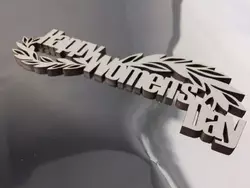 Топпер "Happy womens day" 16*6 ( мдф) Топпер "Happy womens day" 16*6 ( мдф)